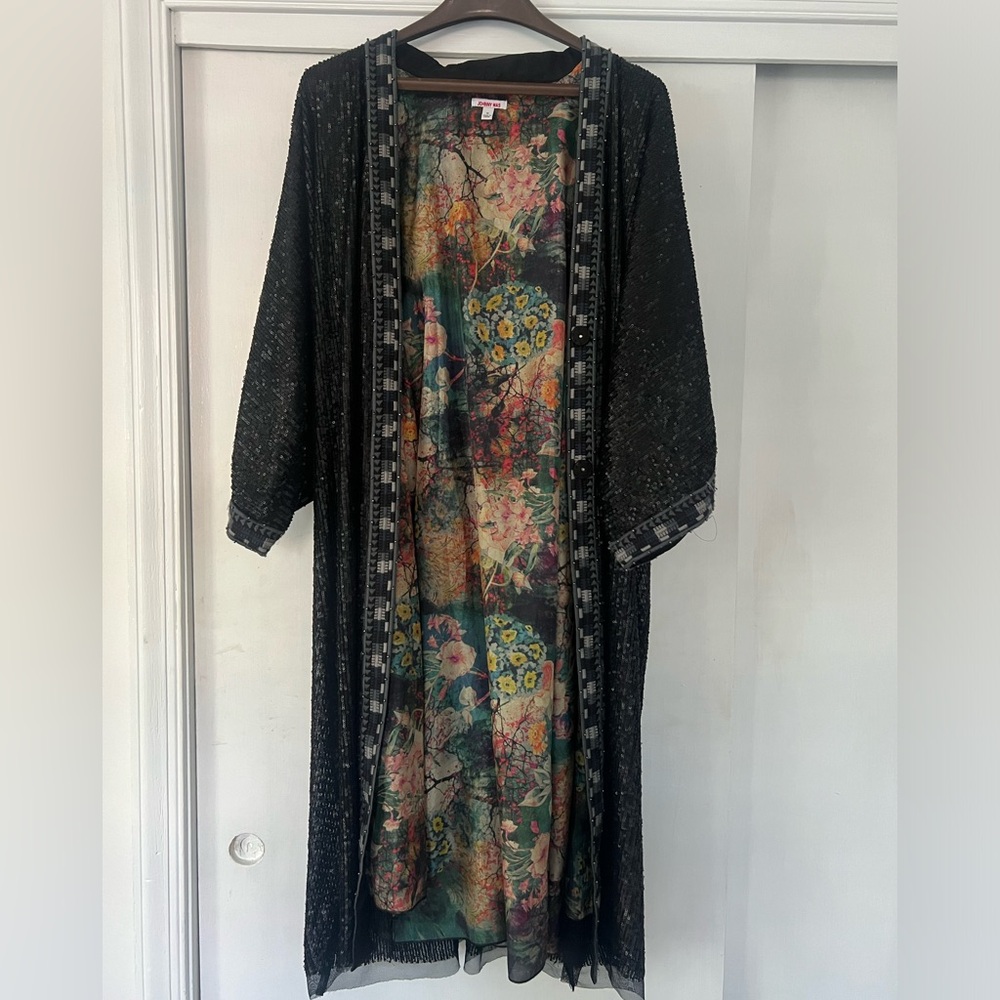 Johnny Was Sequin Duster Kimono - Medium
